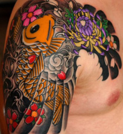 koi fish tattoo photos