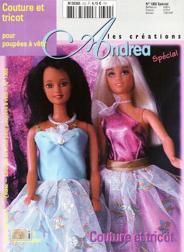  Boneca Barbie - Andrea Especial N°1302 