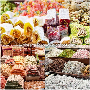 Makanan Turki Istambul Turkish delight