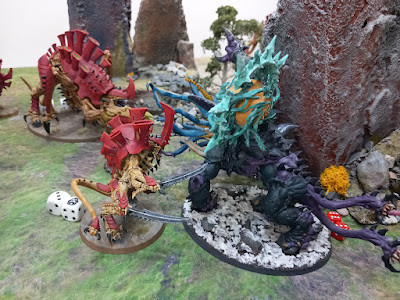 Winters SEO battle report - Warhammer 40k - 10th Edition - Thousand Sons vs Tyranids Crusher Stampede - 2000pts