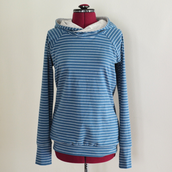 cozy birdhouse | striped lane raglan hoodie