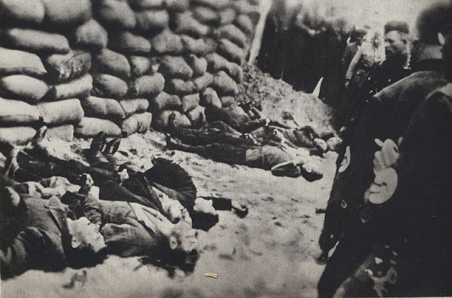 an troops execute 10 Polish hostages in German-occupied Gąbin 15 June 1941 worldwartwo.filminspector.com