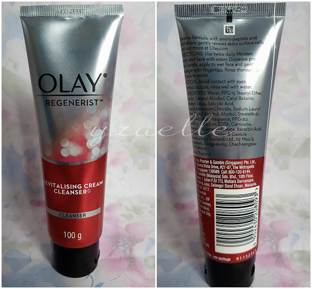 Olay Regenerist Facial Cleanser, new packaging