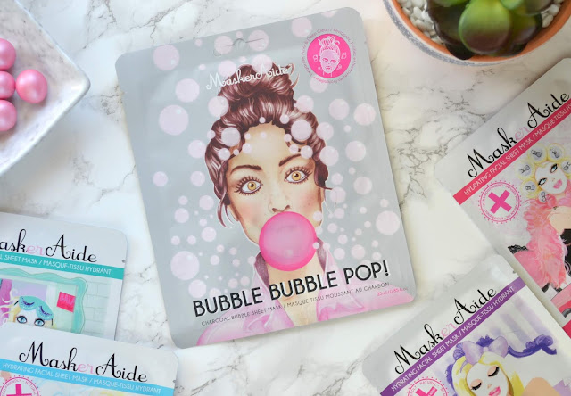 MaskerAide Bubble Bubble Pop Charcoal Bubble Sheet Mask