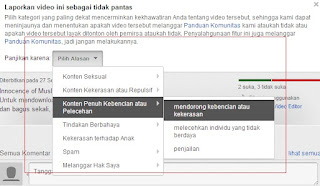 Youtube ialah media yang bebas dipakai oleh siapa saja Teknik Melakukan Aduan Konten di Youtube