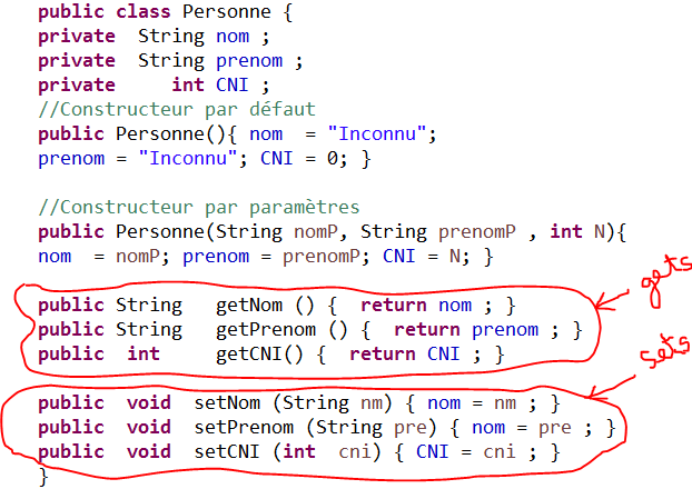 programmation orientée objet en JAVA