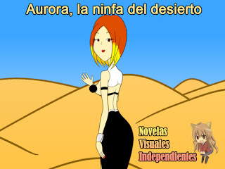 novela visual eroge aurora la ninfa del desierto