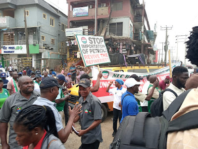 NLC Begins Solidarity Protest For ASUU In Lagos