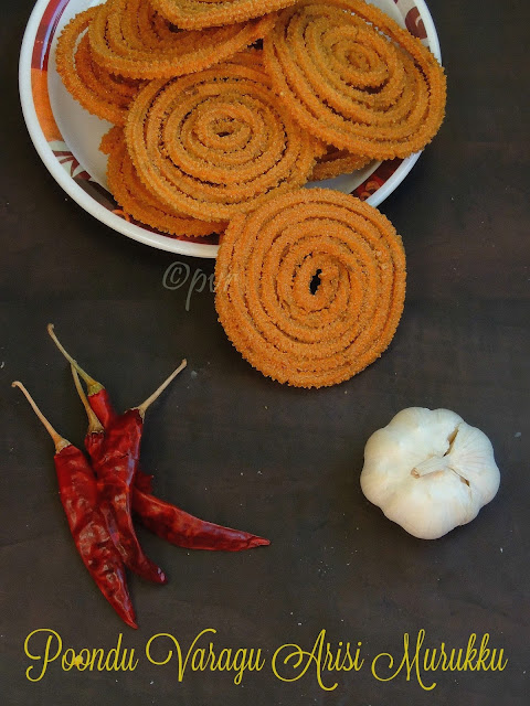 Varagu Arisi Poondu Murukku