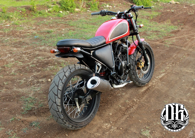 Tangki Knalpot Kustom Yamaha Scorpio Modifikasi Japstyle 