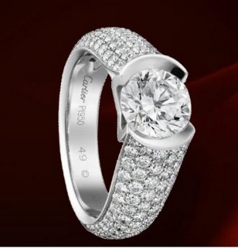 bague cartier solitaire lorsque je regarde cette bague l impression ...