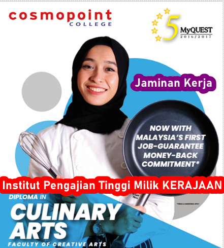Pendaftaran Diploma Seni Kulinari Bagi Sesi 2021 Cosmopoint College Sabah Cosmopoint College Sabah Permohonan On Line