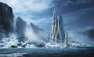 water-castle-fantasy-wallpaper