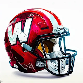 Wisconsin Badgers Concept Football Helmets