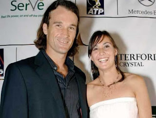 Fabio Fogninis Wife Flavia Pennetta With Ex Boyfriend Carlos Moya