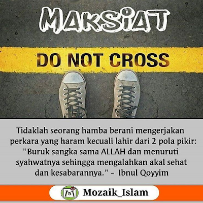 Tolonglah Jauhi Maksiat. 30 Kesan Maksiat Yang Merosakkan