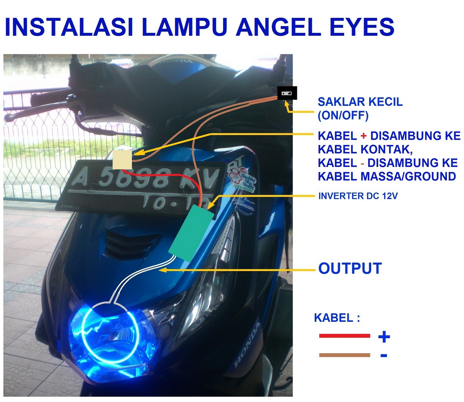 Kumpulan Modifikasi Motor Lampu Led Terlengkap Pojok Otomania