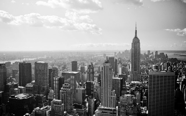 New York Wallpaper Black And White