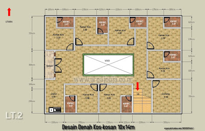 Desain Kamar Mandi on Blognya Wong Sipil Karo Arsitek  Desain Denah Sketch Kos Kosan Di Atas