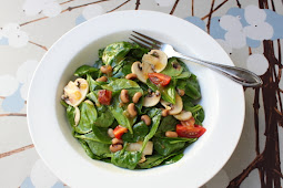 New Year’S Twenty-Four Threescore Minutes Current Spinach Salad Alongside Hot Bacon Dressing – Expert Luck Alongside That!