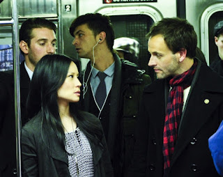 Jonny Lee Miller and Lucy Liu as Sherlock Holmes and Joan Watson in Elementary Pilot Episode