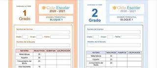 Exámenes del Primer Trimestre para primaria