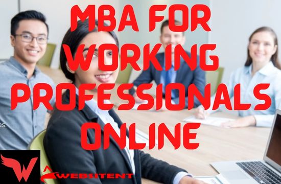 MBA for Working Professionals Online