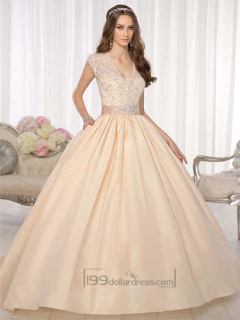 Ball Gown Wedding Dresses with Sleeves