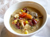 Thai Coconut Mushroom Soup with Kidney Beans