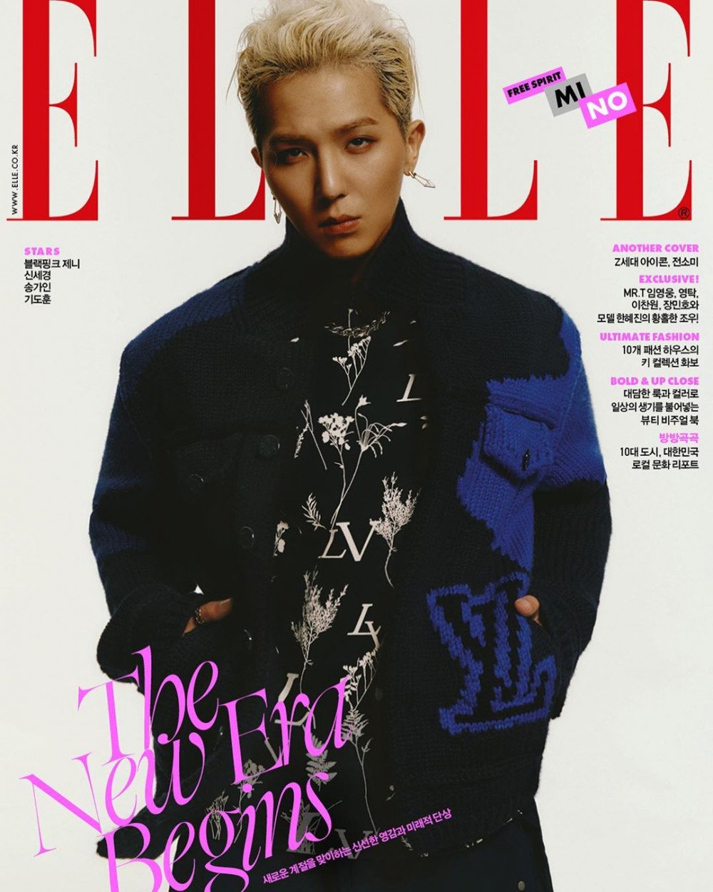 Song Mino and Jeon Somi Look Trendy in 'Elle' Magazine