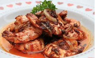 resep masakan udang saus manis 