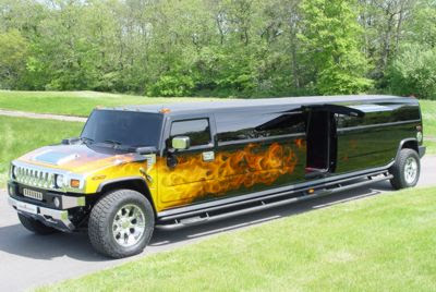 Lamborghini on Modified Fire Limousine