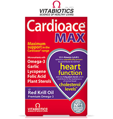  Vitabiotics Ω Cardioace Max 心臟Max維他命+Omega-3 84粒 2+1 1個月份 (代購)