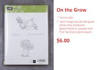 Retired Stampin' Up! Stamp set for sale = On the Grow