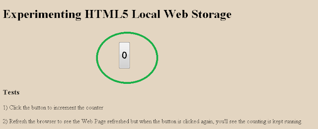 Local Web Storage in HTML5