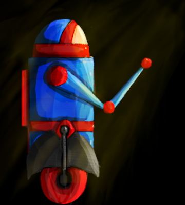 robot game character