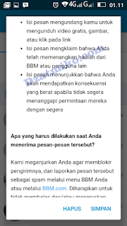 Waspada Terhadap Penipu (Message From BBM)