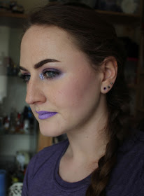 Purple galore makeup