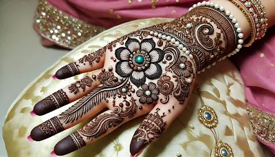 বিয়ের-নতুন-মেহেদী-ডিজাইন-গর্জিয়াস
