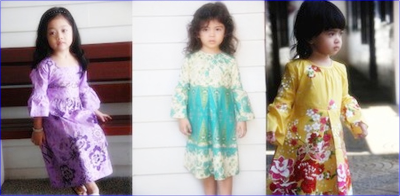  Model  baju  batik  anak  perempuan  lucu dan aneka warna 