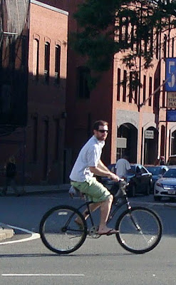 gentleman cyclist summertime