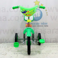 sepeda roda tiga bmx exotic krom pernekel