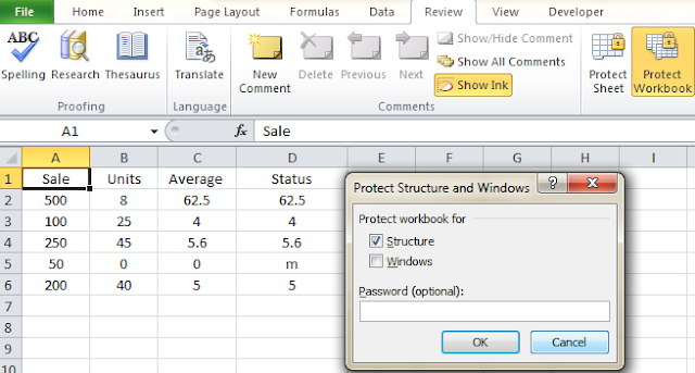 How to Protect Excel Sheet with Password