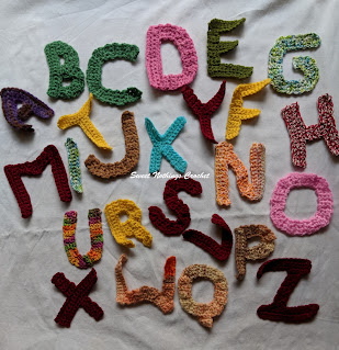 Sweet Nothings Crochet free crochet pattern, alphabet motif, crochet motifs,