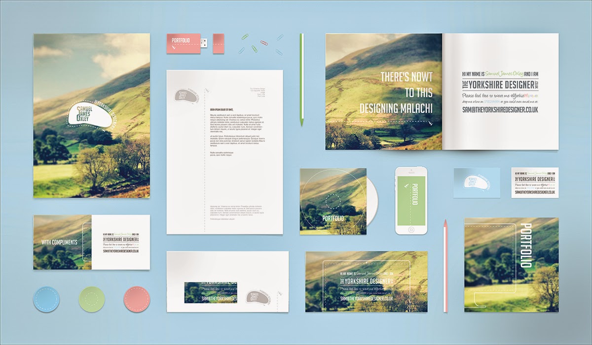 Free Stationery PSD Mockup