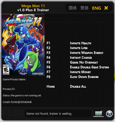 Mega Man 11 v1.0 Plus 8 Trainer