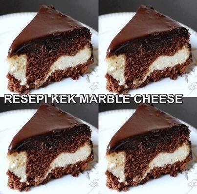 Di celah-celah kehidupan: Resepi Kek Marble Cheese