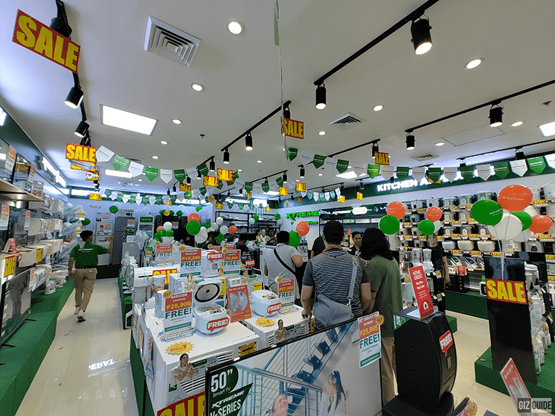 Inside the store