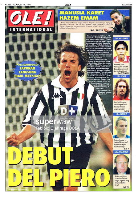 DEBUT DEL PIERO JUVENTUS