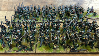 Russian Napoleonic Jaegers 18mm 15mm